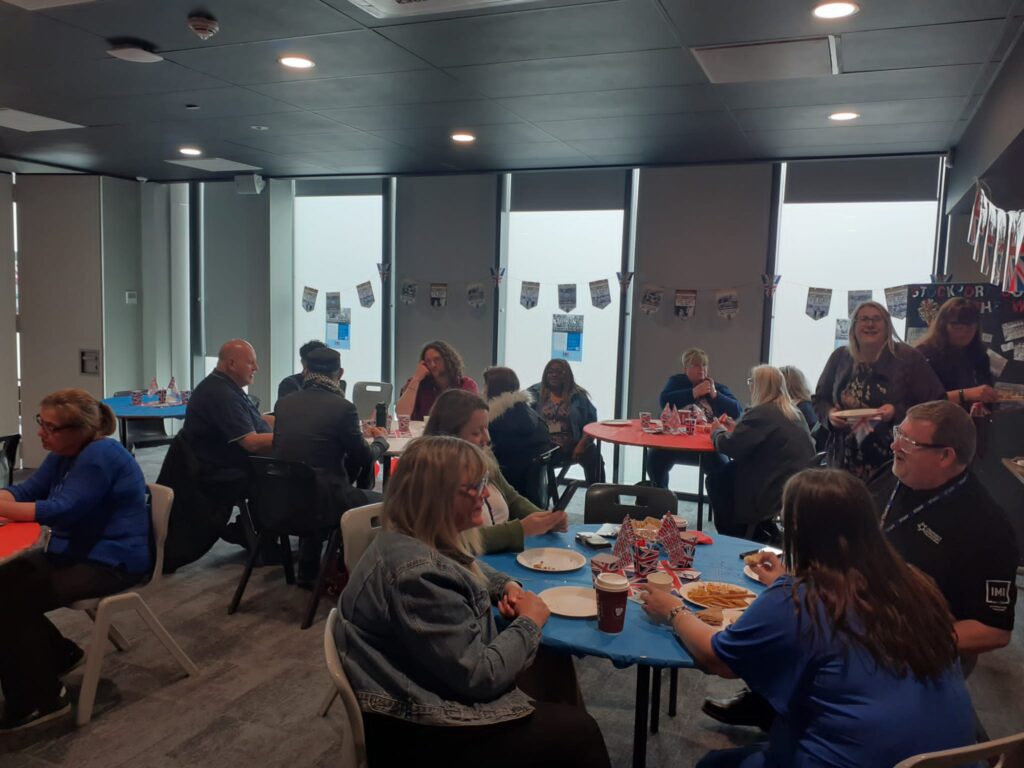 VE day group lunch